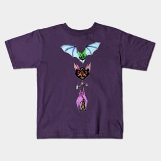 Phases of Vampire Bats Kids T-Shirt